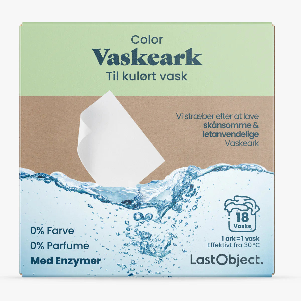 Vaskeark - Kulørt - 18 stk (Medlemspris)
