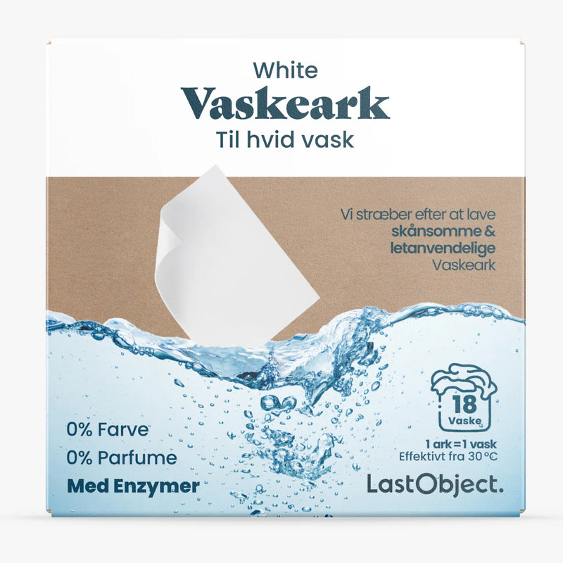 Vaskeark - Hvid - 18 stk Subscription