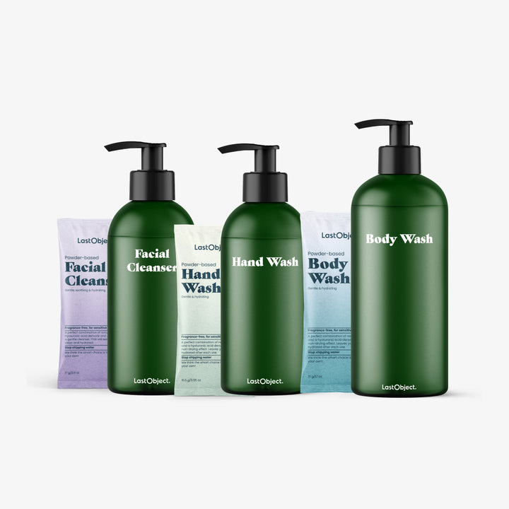 Hand-/Body Wash & Facial Cleanser Prøvepakke Subscription